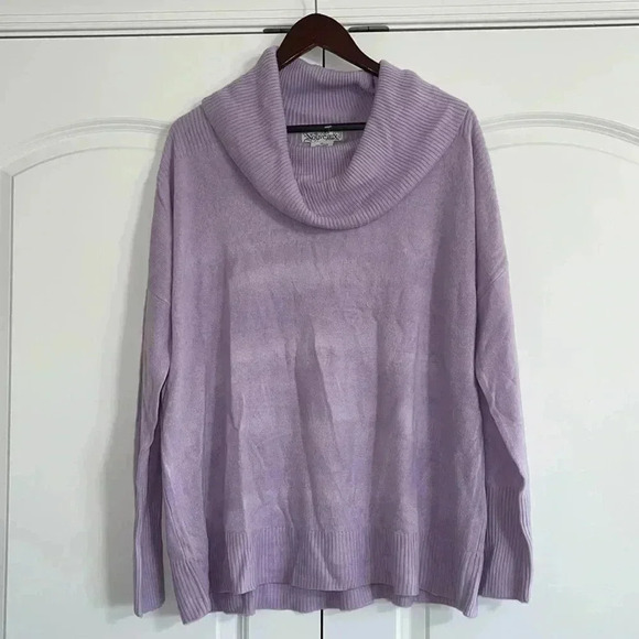 Nouveaux Lilac Cowlneck Sweater​​ - Picture 1 of 9